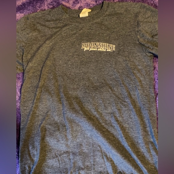 Gray Moonshine Graphic T-Shirt - Picture 1 of 2